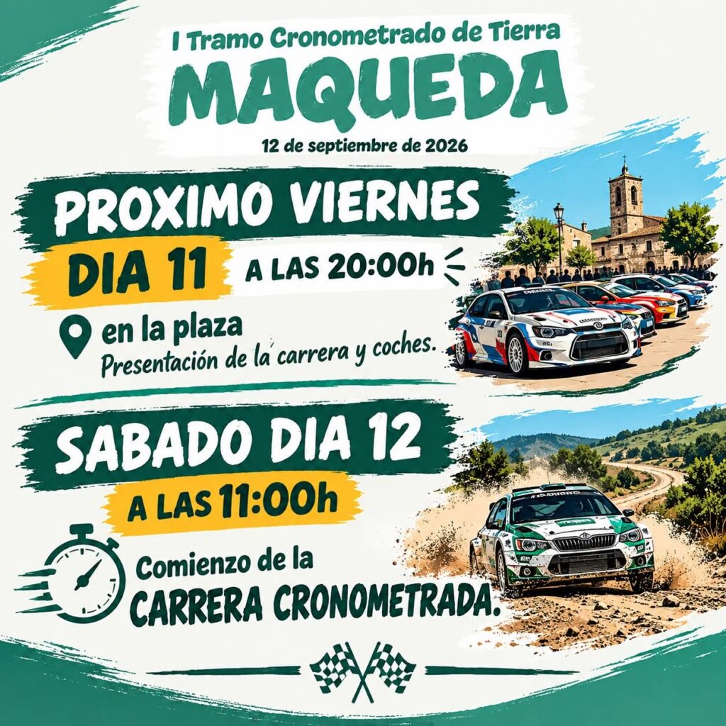 Programación del I Tramo Cronometrado de Tierra Maqueda 2026